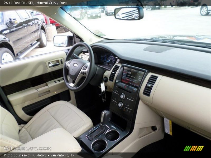 Mineral Gray / Dune 2014 Ford Flex SEL