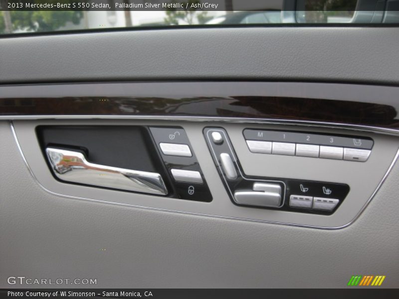 Palladium Silver Metallic / Ash/Grey 2013 Mercedes-Benz S 550 Sedan