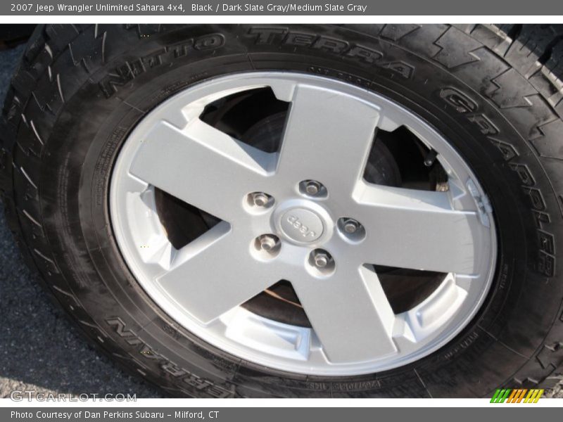 Black / Dark Slate Gray/Medium Slate Gray 2007 Jeep Wrangler Unlimited Sahara 4x4