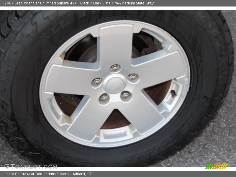 Black / Dark Slate Gray/Medium Slate Gray 2007 Jeep Wrangler Unlimited Sahara 4x4