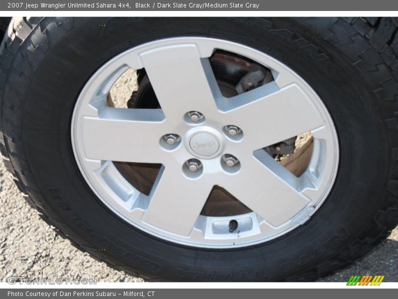 Black / Dark Slate Gray/Medium Slate Gray 2007 Jeep Wrangler Unlimited Sahara 4x4