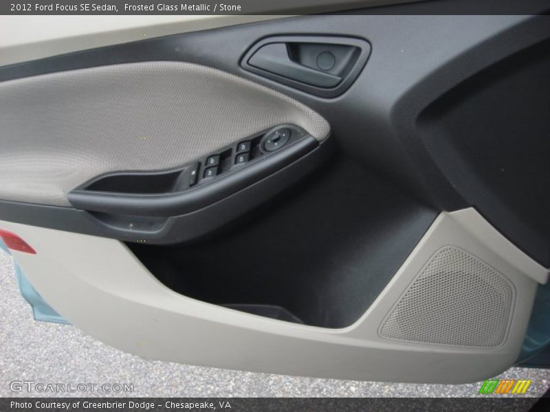 Frosted Glass Metallic / Stone 2012 Ford Focus SE Sedan