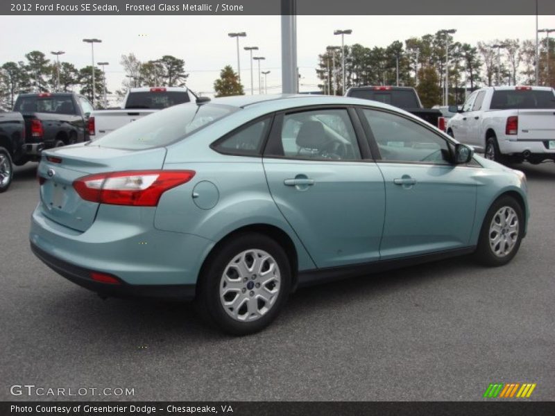 Frosted Glass Metallic / Stone 2012 Ford Focus SE Sedan