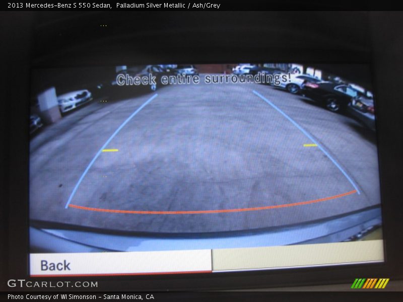 Palladium Silver Metallic / Ash/Grey 2013 Mercedes-Benz S 550 Sedan