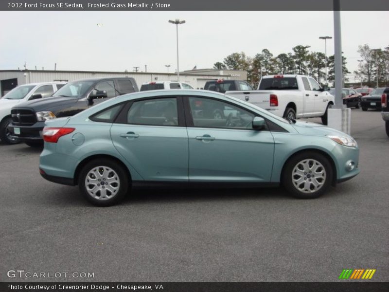 Frosted Glass Metallic / Stone 2012 Ford Focus SE Sedan
