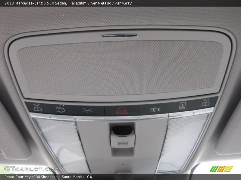Palladium Silver Metallic / Ash/Grey 2013 Mercedes-Benz S 550 Sedan