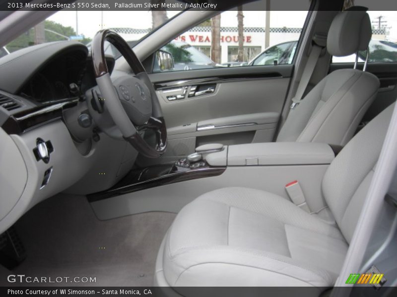 Palladium Silver Metallic / Ash/Grey 2013 Mercedes-Benz S 550 Sedan