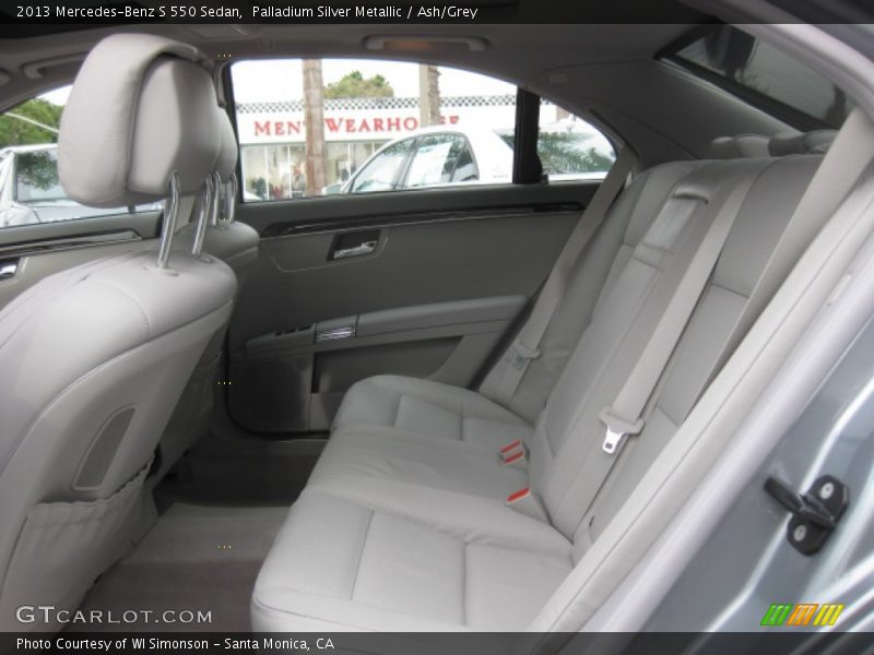 Palladium Silver Metallic / Ash/Grey 2013 Mercedes-Benz S 550 Sedan