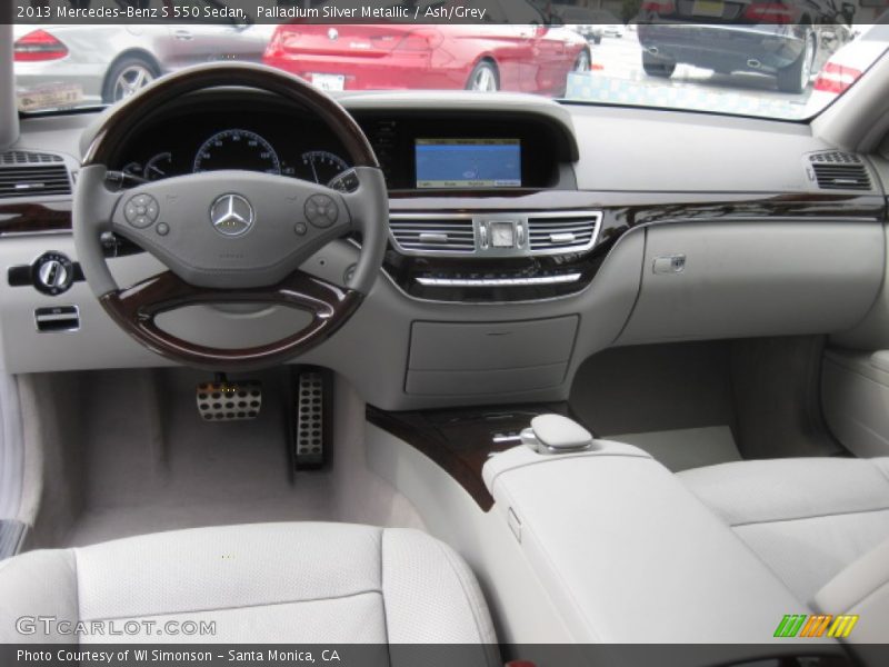 Palladium Silver Metallic / Ash/Grey 2013 Mercedes-Benz S 550 Sedan