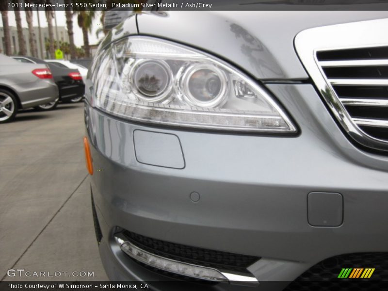 Palladium Silver Metallic / Ash/Grey 2013 Mercedes-Benz S 550 Sedan