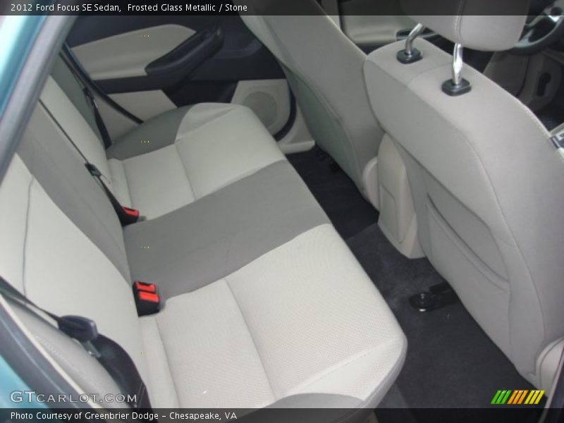 Frosted Glass Metallic / Stone 2012 Ford Focus SE Sedan