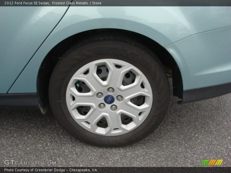 Frosted Glass Metallic / Stone 2012 Ford Focus SE Sedan