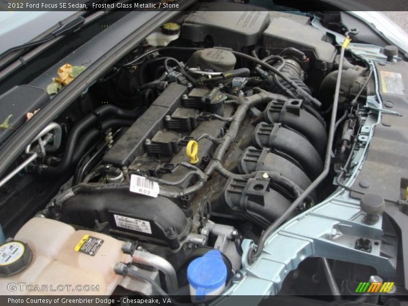 Frosted Glass Metallic / Stone 2012 Ford Focus SE Sedan