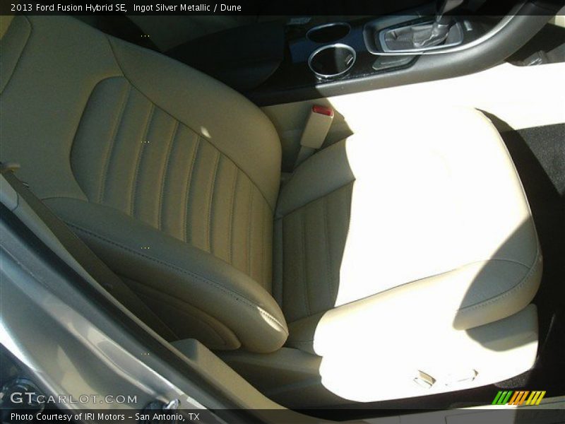 Ingot Silver Metallic / Dune 2013 Ford Fusion Hybrid SE