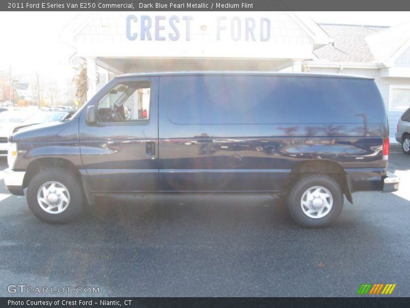 Dark Blue Pearl Metallic / Medium Flint 2011 Ford E Series Van E250 Commercial