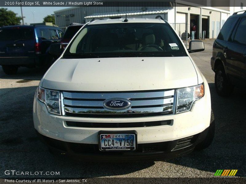White Suede / Medium Light Stone 2010 Ford Edge SE