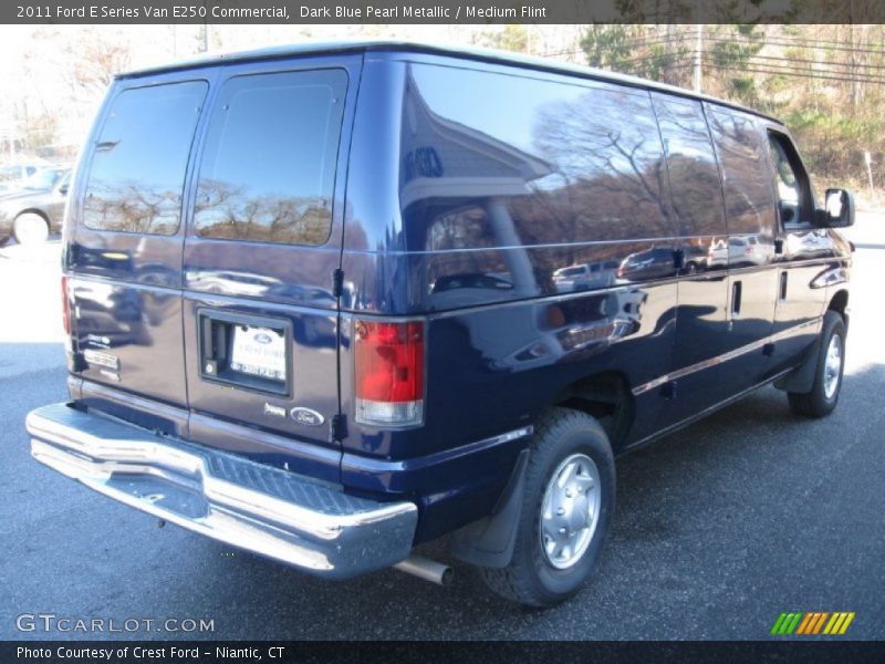 Dark Blue Pearl Metallic / Medium Flint 2011 Ford E Series Van E250 Commercial