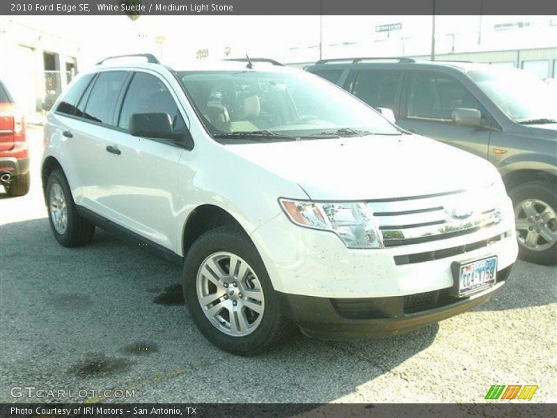 White Suede / Medium Light Stone 2010 Ford Edge SE