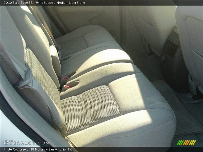 White Suede / Medium Light Stone 2010 Ford Edge SE