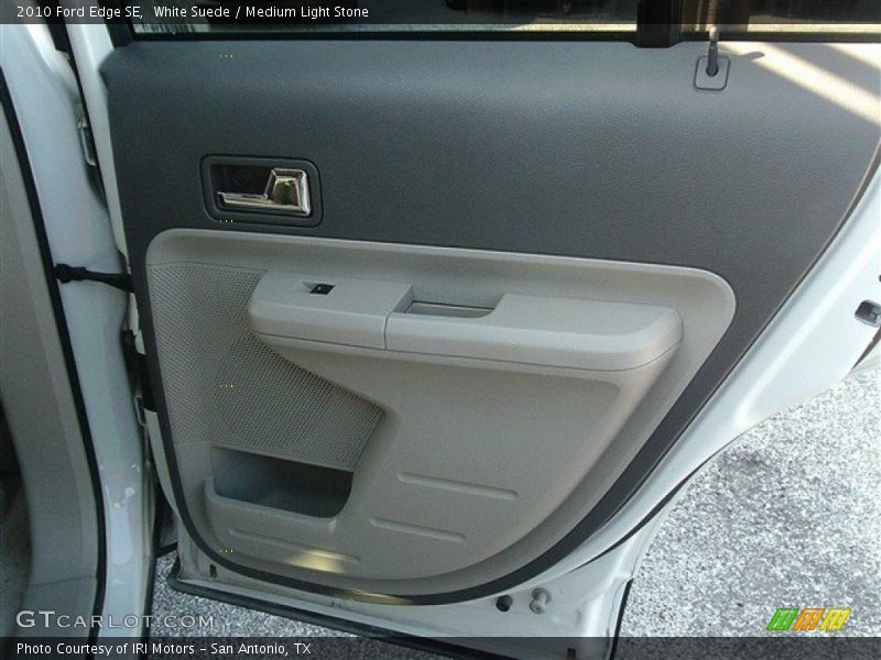 White Suede / Medium Light Stone 2010 Ford Edge SE