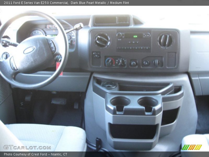 Dark Blue Pearl Metallic / Medium Flint 2011 Ford E Series Van E250 Commercial