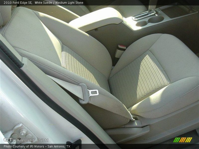 White Suede / Medium Light Stone 2010 Ford Edge SE