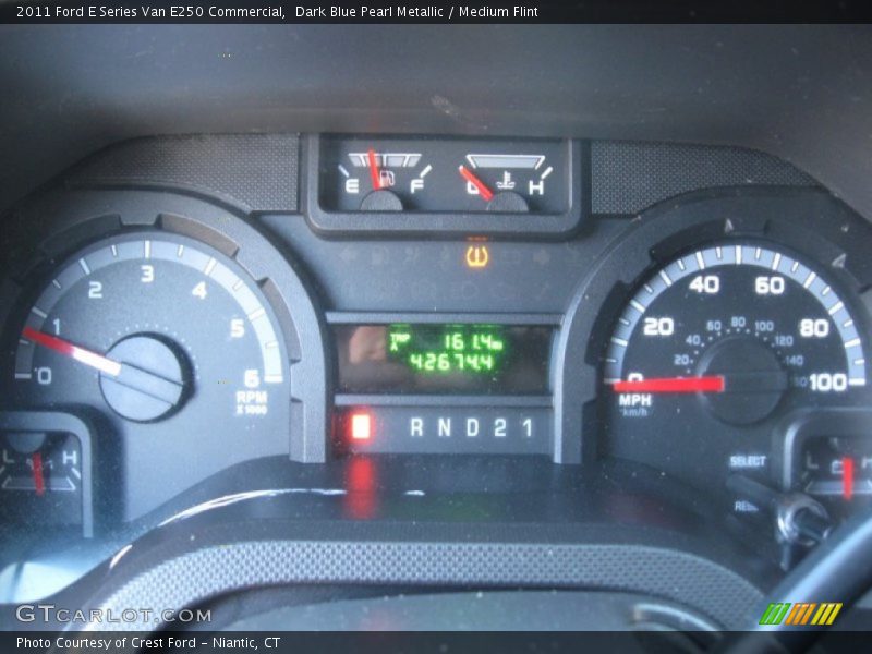 Dark Blue Pearl Metallic / Medium Flint 2011 Ford E Series Van E250 Commercial