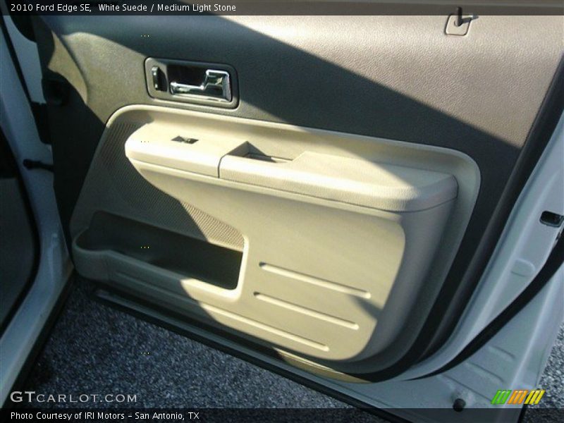White Suede / Medium Light Stone 2010 Ford Edge SE