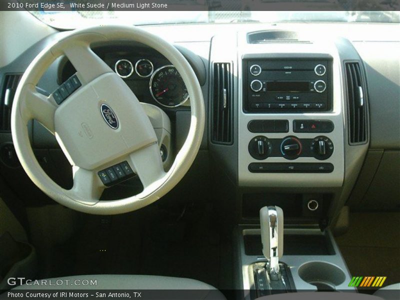 White Suede / Medium Light Stone 2010 Ford Edge SE
