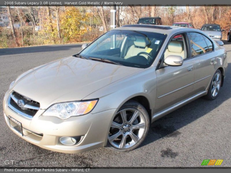 Harvest Gold Metallic / Warm Ivory 2008 Subaru Legacy 3.0R Limited