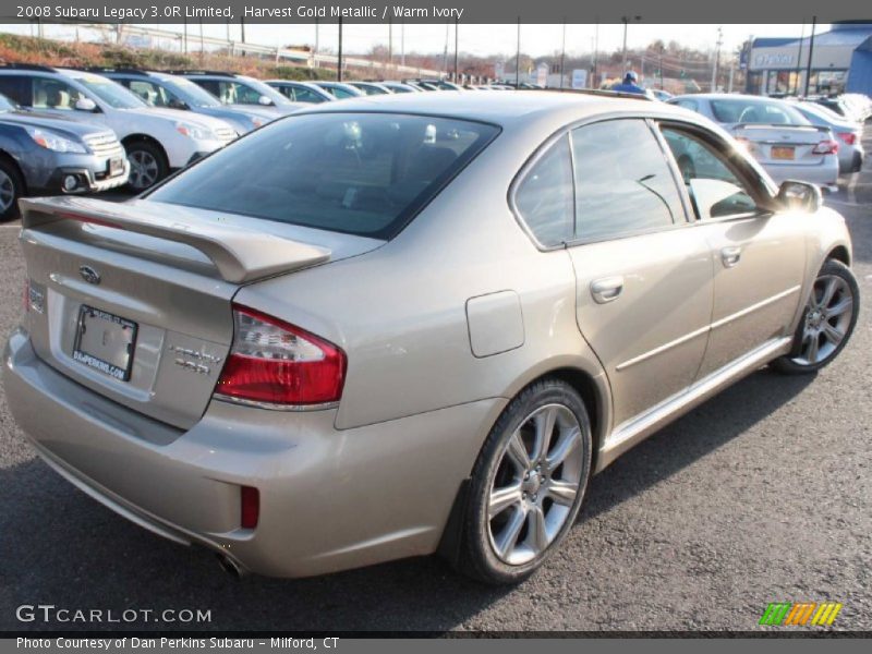 Harvest Gold Metallic / Warm Ivory 2008 Subaru Legacy 3.0R Limited