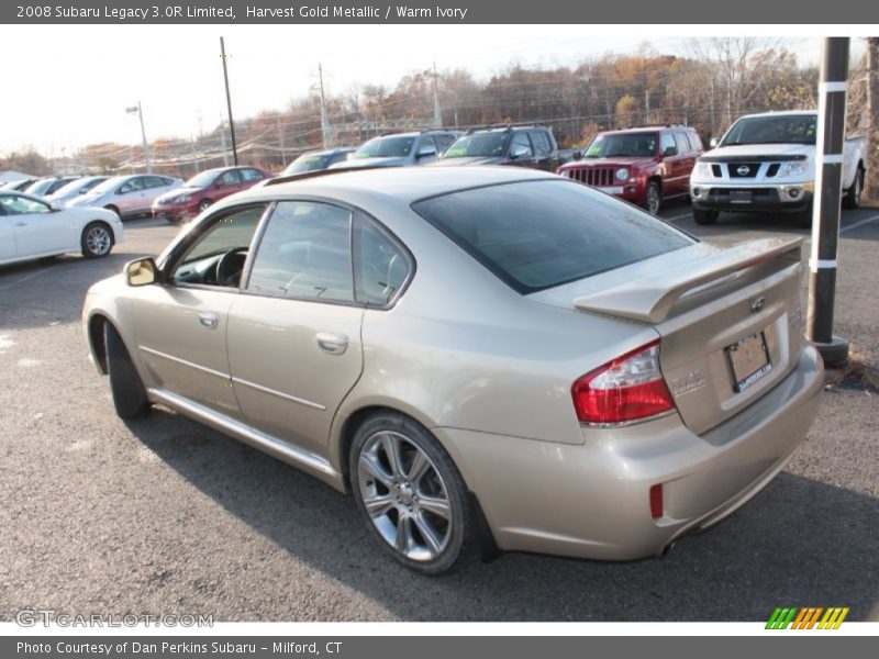 Harvest Gold Metallic / Warm Ivory 2008 Subaru Legacy 3.0R Limited