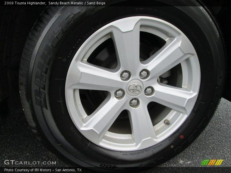 Sandy Beach Metallic / Sand Beige 2009 Toyota Highlander