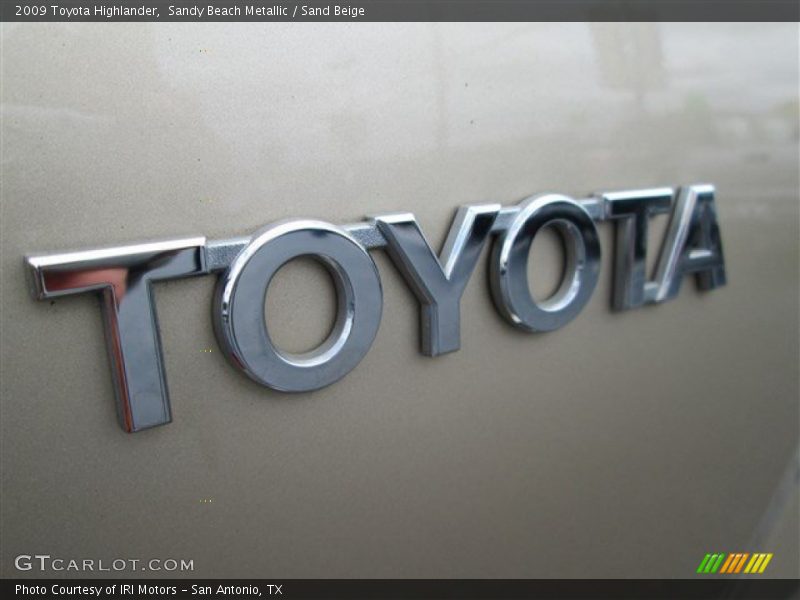 Sandy Beach Metallic / Sand Beige 2009 Toyota Highlander