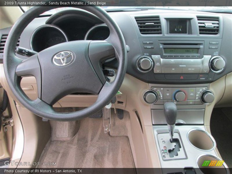 Sandy Beach Metallic / Sand Beige 2009 Toyota Highlander