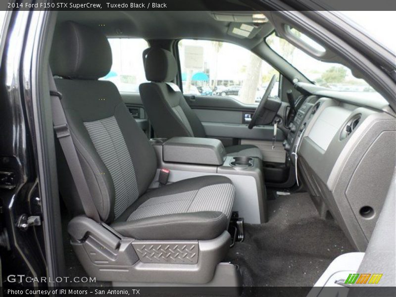 Front Seat of 2014 F150 STX SuperCrew