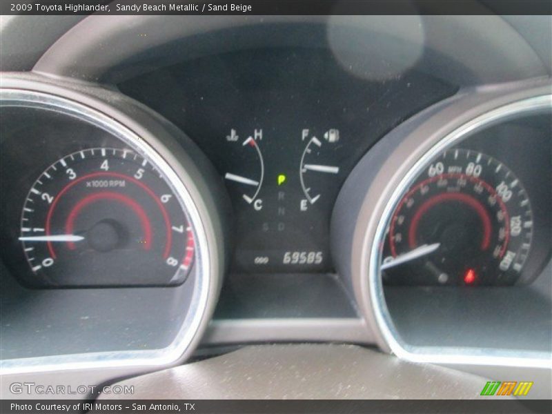 Sandy Beach Metallic / Sand Beige 2009 Toyota Highlander