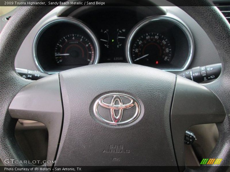 Sandy Beach Metallic / Sand Beige 2009 Toyota Highlander