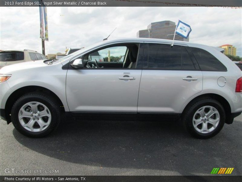 Ingot Silver Metallic / Charcoal Black 2013 Ford Edge SEL