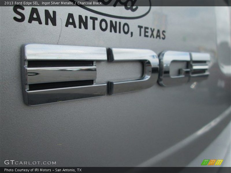 Ingot Silver Metallic / Charcoal Black 2013 Ford Edge SEL