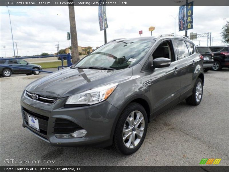 Sterling Gray / Charcoal Black 2014 Ford Escape Titanium 1.6L EcoBoost