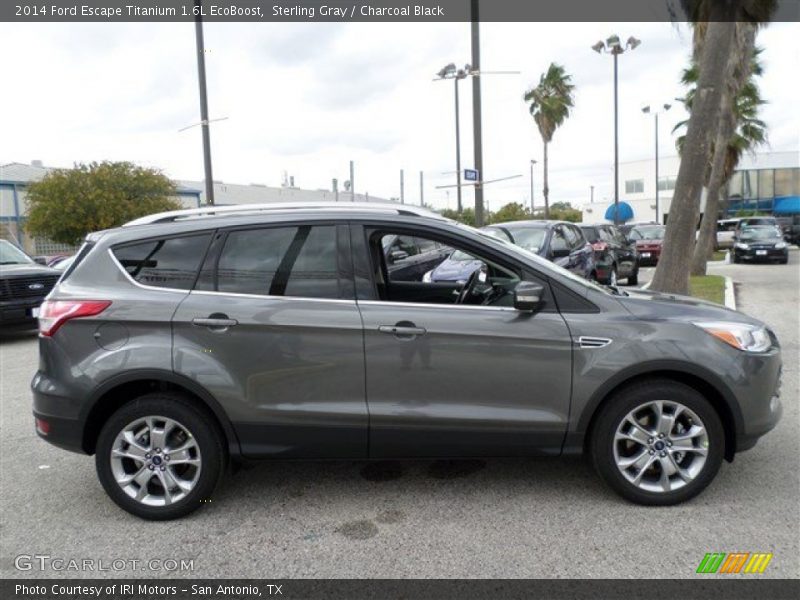 Sterling Gray / Charcoal Black 2014 Ford Escape Titanium 1.6L EcoBoost