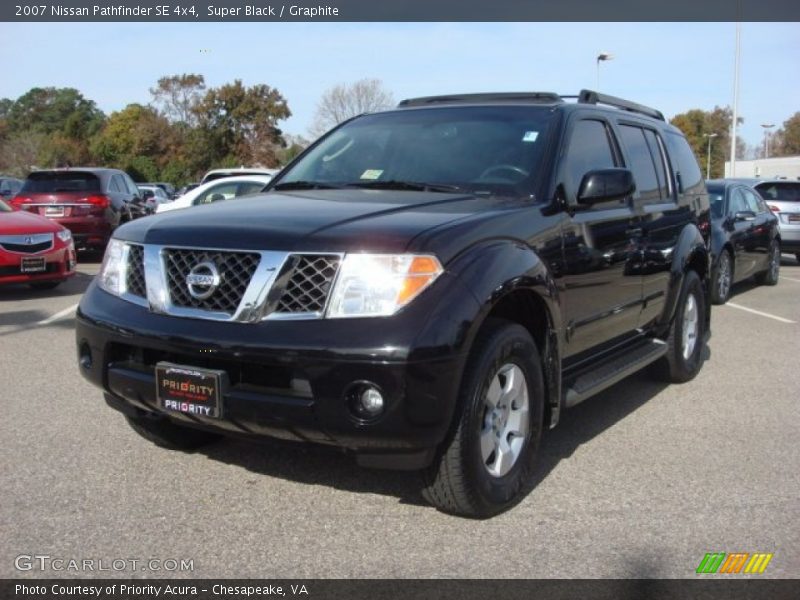 Super Black / Graphite 2007 Nissan Pathfinder SE 4x4