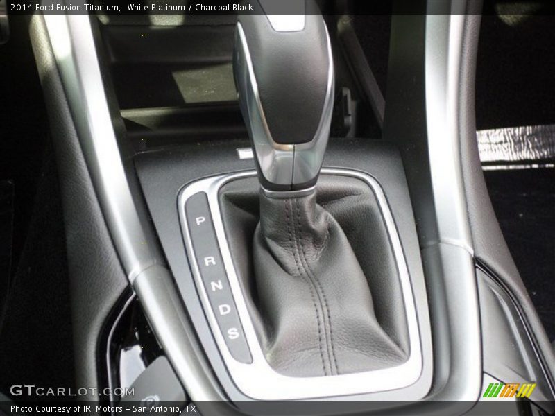 White Platinum / Charcoal Black 2014 Ford Fusion Titanium