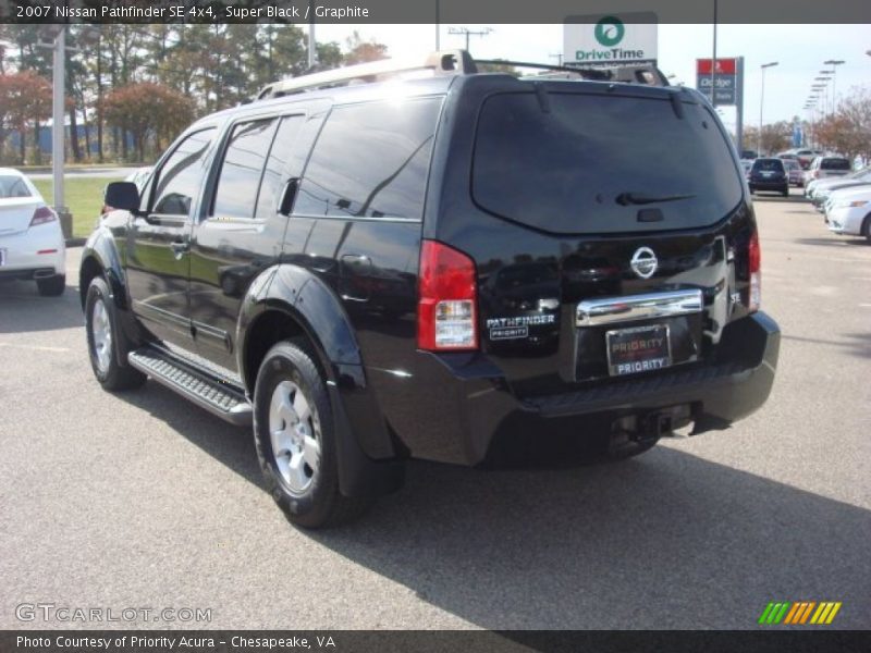 Super Black / Graphite 2007 Nissan Pathfinder SE 4x4