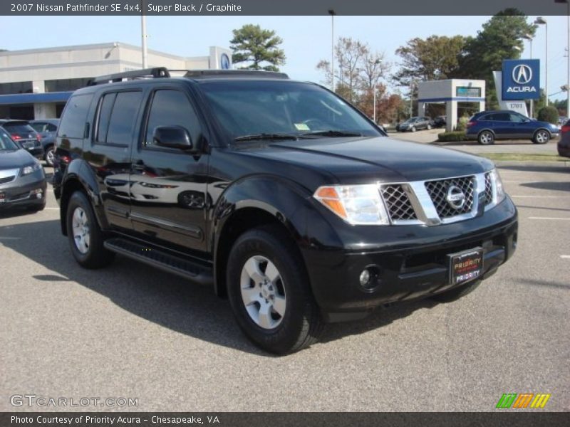 Super Black / Graphite 2007 Nissan Pathfinder SE 4x4
