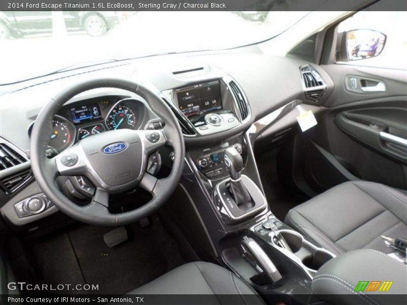 Sterling Gray / Charcoal Black 2014 Ford Escape Titanium 1.6L EcoBoost