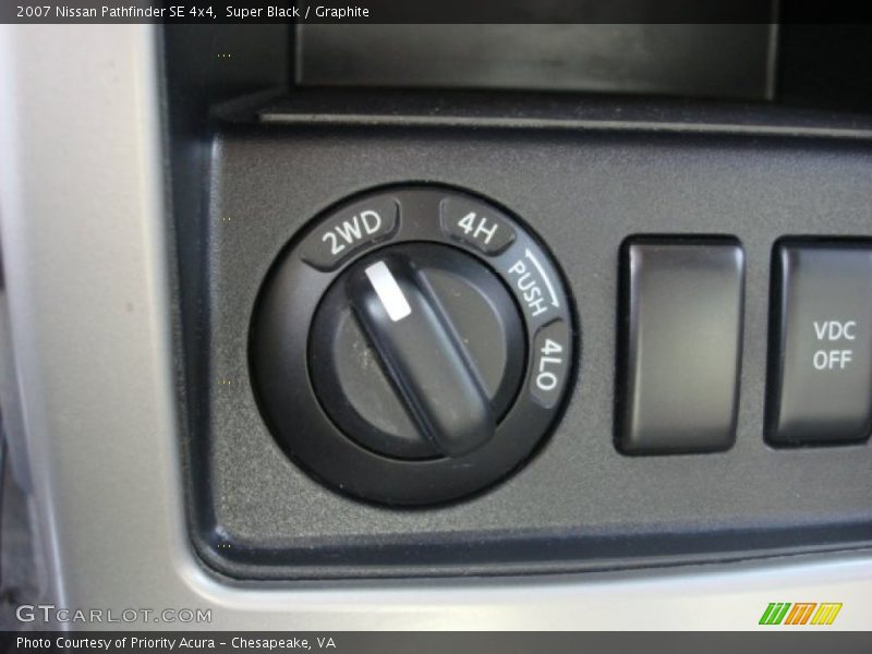 Super Black / Graphite 2007 Nissan Pathfinder SE 4x4