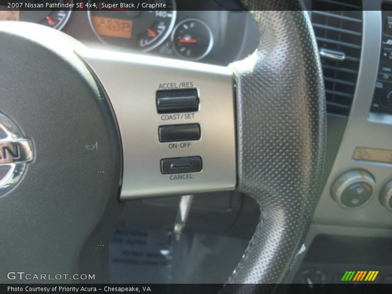 Super Black / Graphite 2007 Nissan Pathfinder SE 4x4