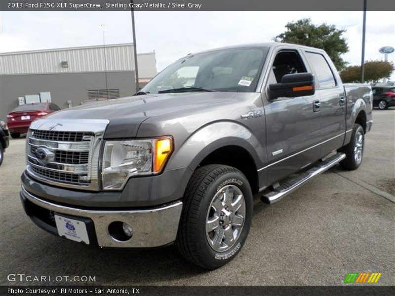 Sterling Gray Metallic / Steel Gray 2013 Ford F150 XLT SuperCrew